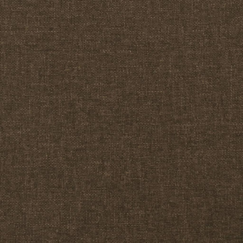 Hoofdbord met randen 163x23x78/88 cm stof donkerbruin – afbeelding 8
