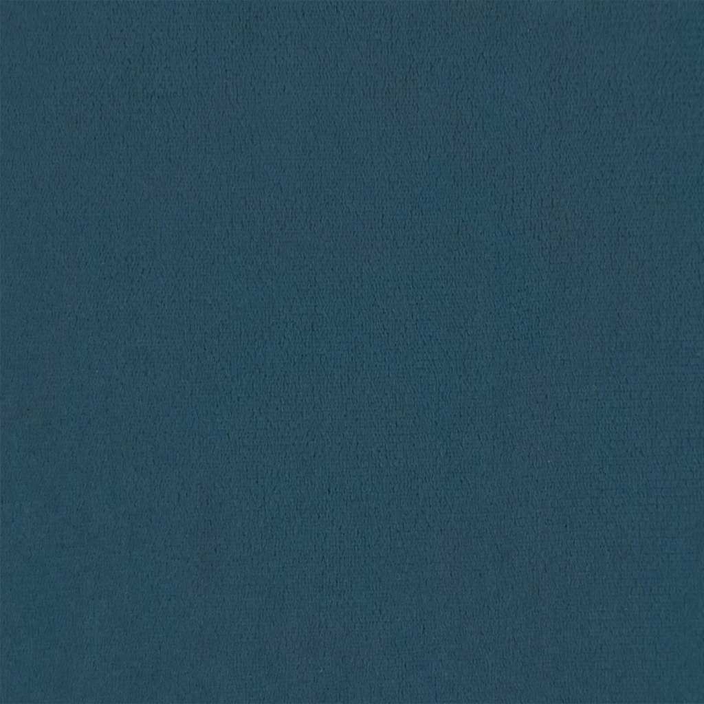 Hoofdbord met randen 103x16x118/128 cm fluweel donkerblauw – afbeelding 6