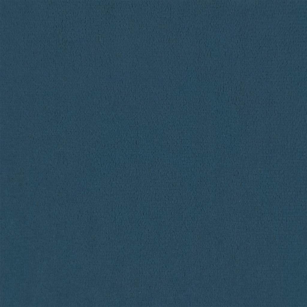 Hoofdbord met randen 147x16x118/128 cm fluweel donkerblauw – afbeelding 6