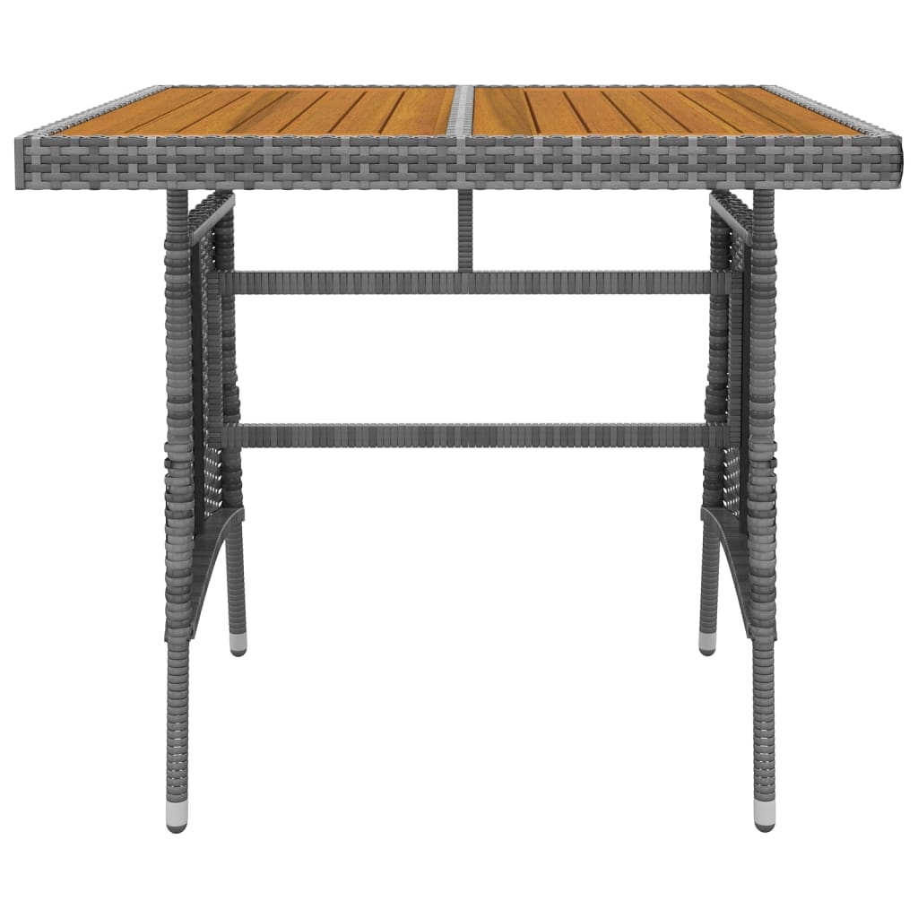 5-delige Tuinset poly rattan grijs – afbeelding 7