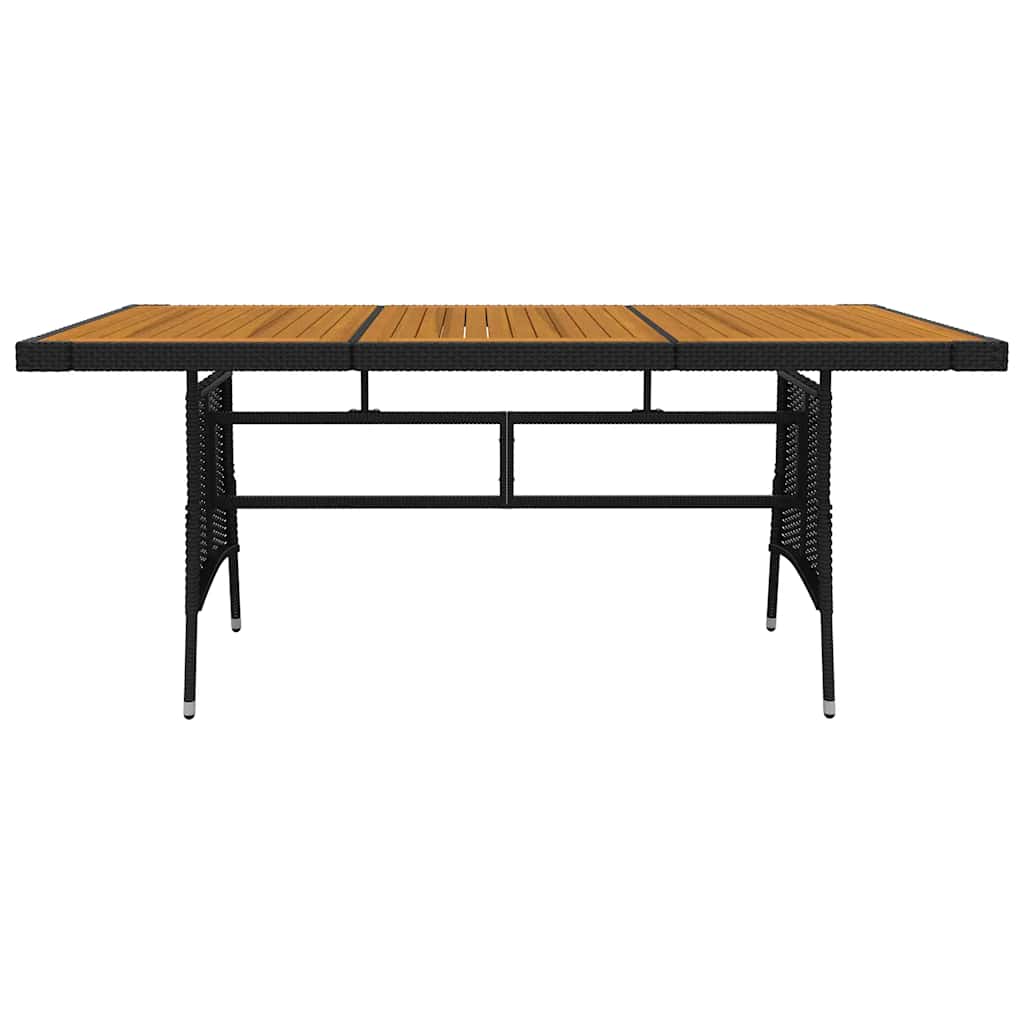 9-delige Tuinset poly rattan zwart – afbeelding 7