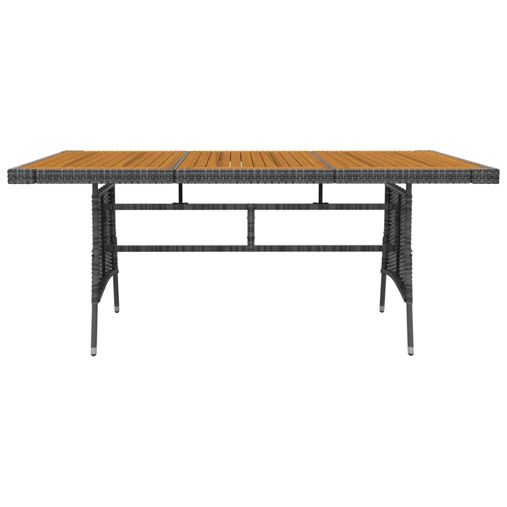 9-delige Tuinset poly rattan grijs – afbeelding 7