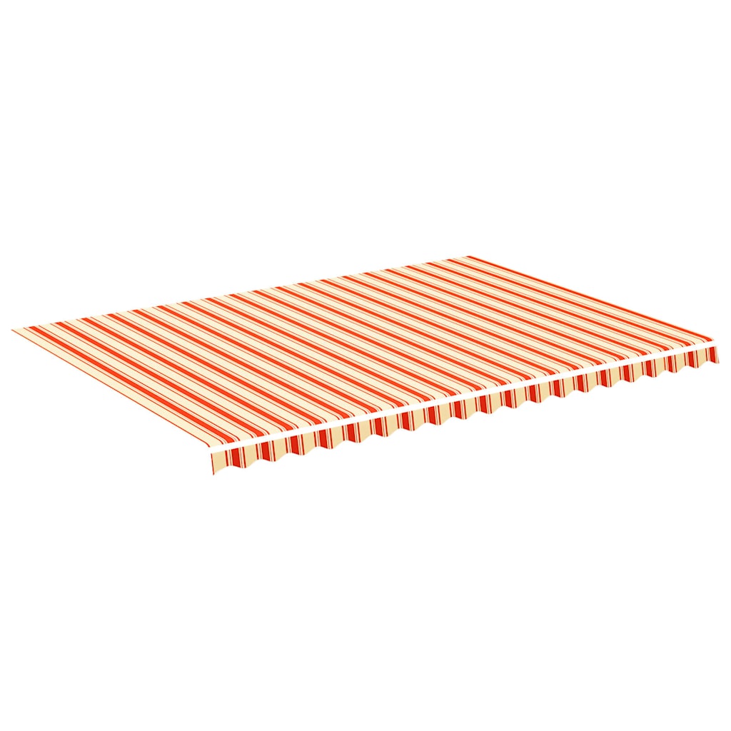 Vervangingsdoek voor luifel 5x3,5 m geel en oranje – afbeelding 2