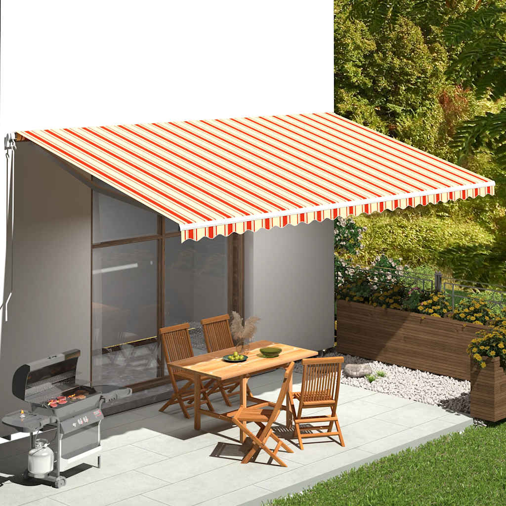 Vervangingsdoek voor luifel 6x3 m geel en oranje