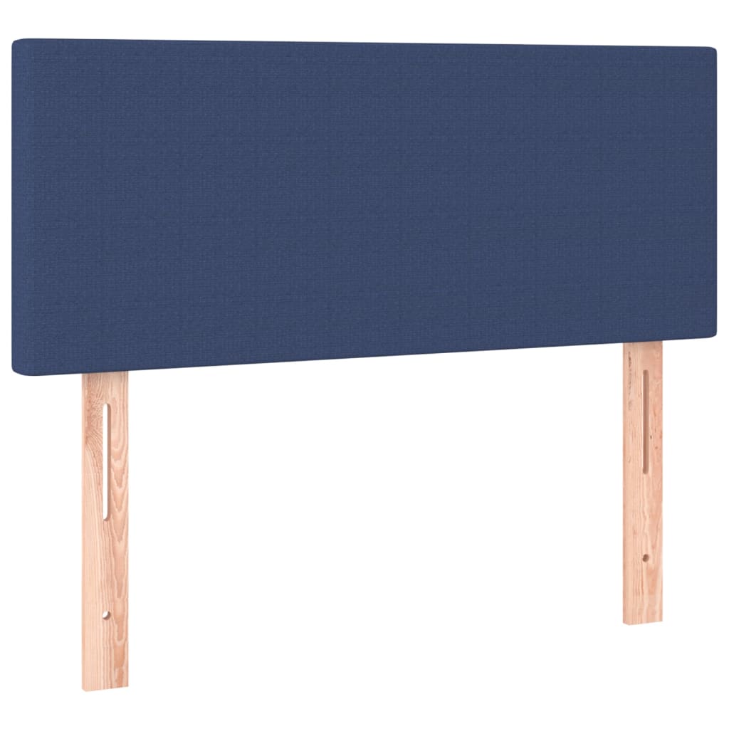 Hoofdbord LED 90x5x78/88 cm stof blauw – afbeelding 4