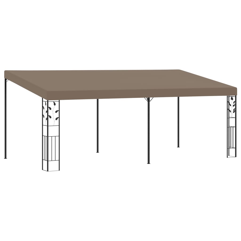 Wandprieel 6x3x2,5 m taupe – afbeelding 1