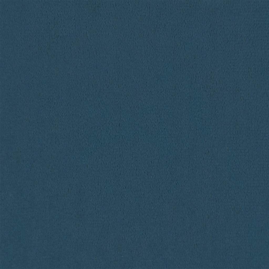 Hoofdbord LED 183x16x118/128 cm fluweel donkerblauw – afbeelding 6