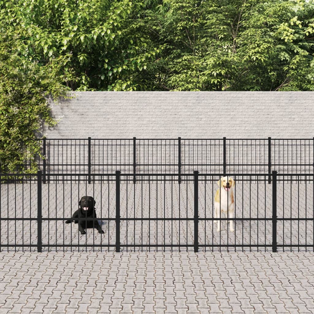 Hondenkenne 59,28 m² staal