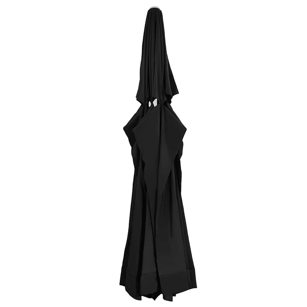 Vervangingsdoek voor parasol 610 cm zwart