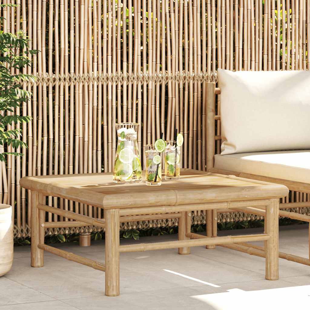Tuintafel 65x65x30 cm bamboe