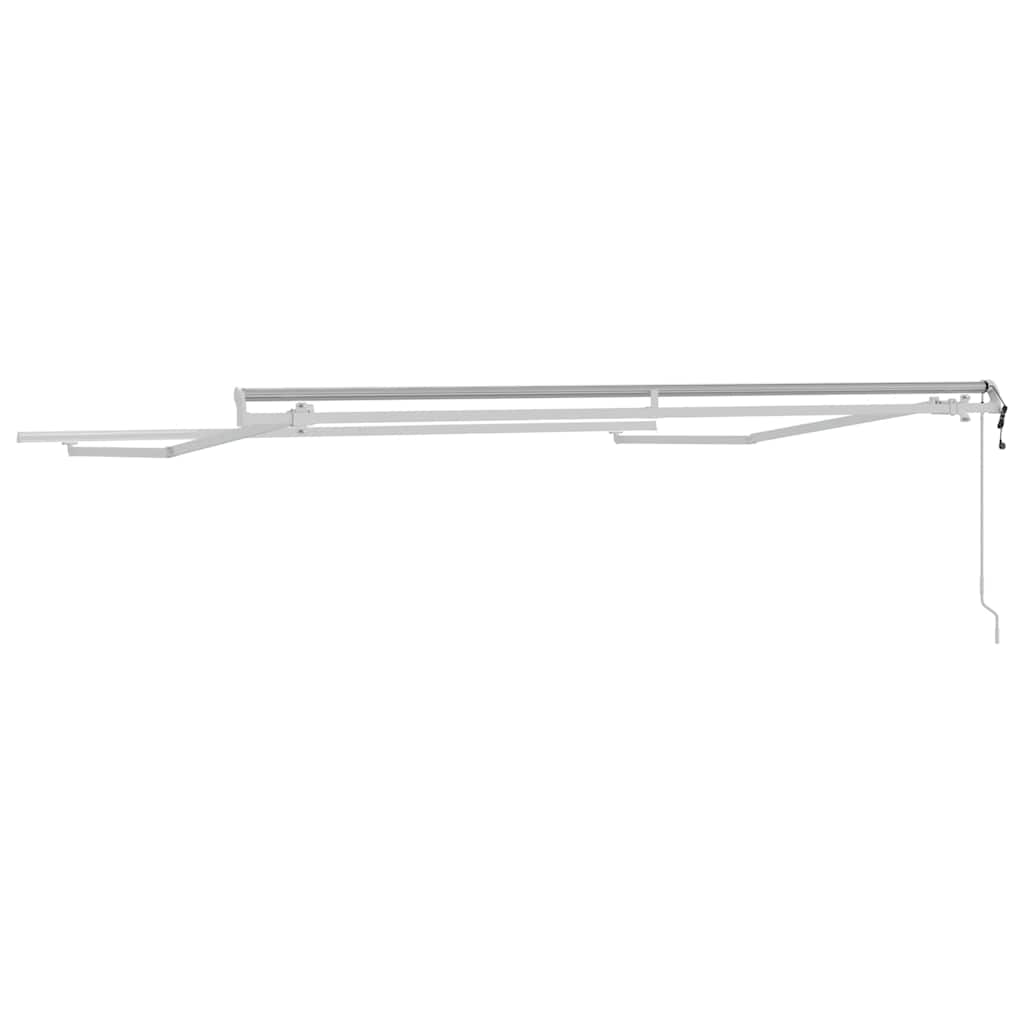 Zijde Frame Wit 350 x 250 cm Aluminium – afbeelding 6