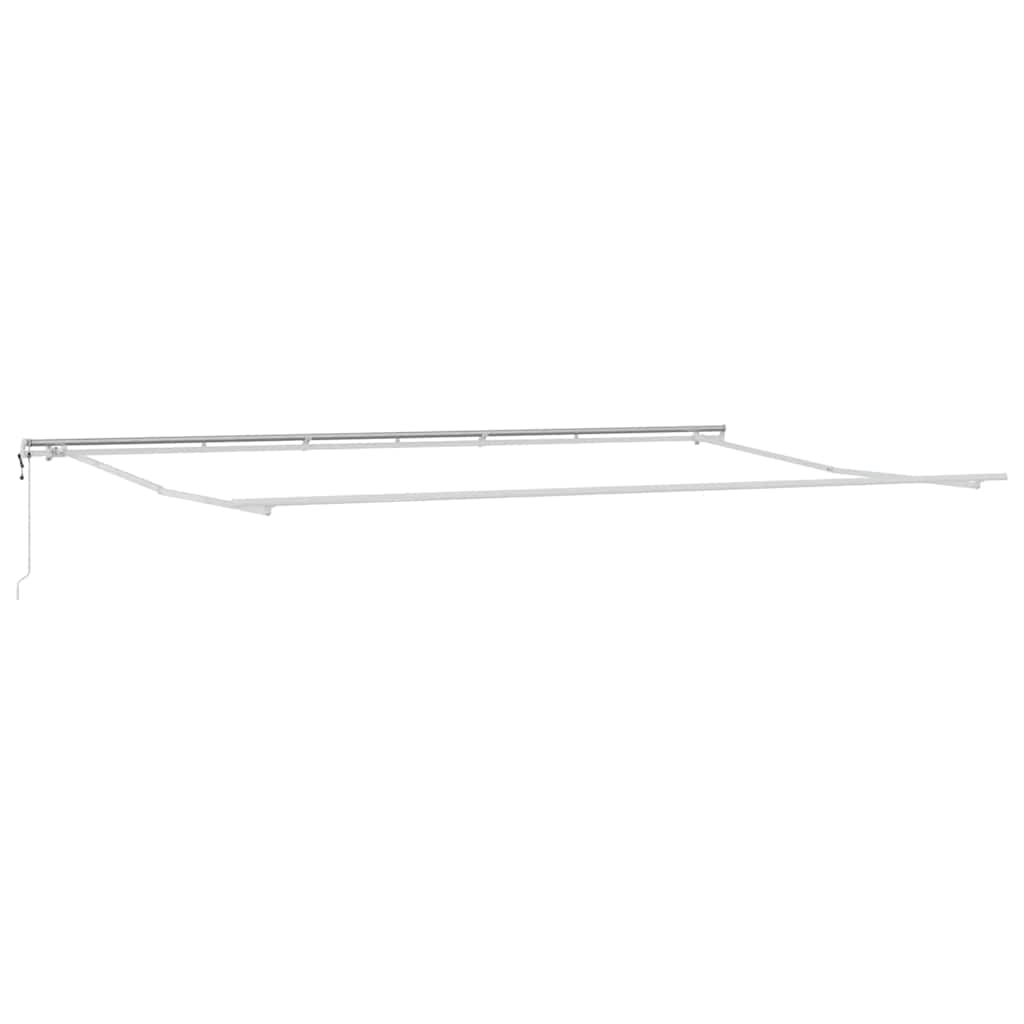 Zijde Frame Wit 600 × 350 cm Aluminium – afbeelding 2