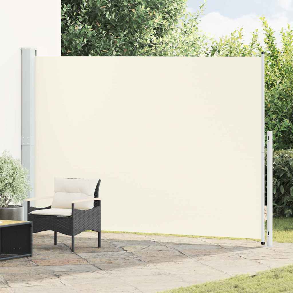 Tuinscherm uittrekbaar 200x300 cm crème