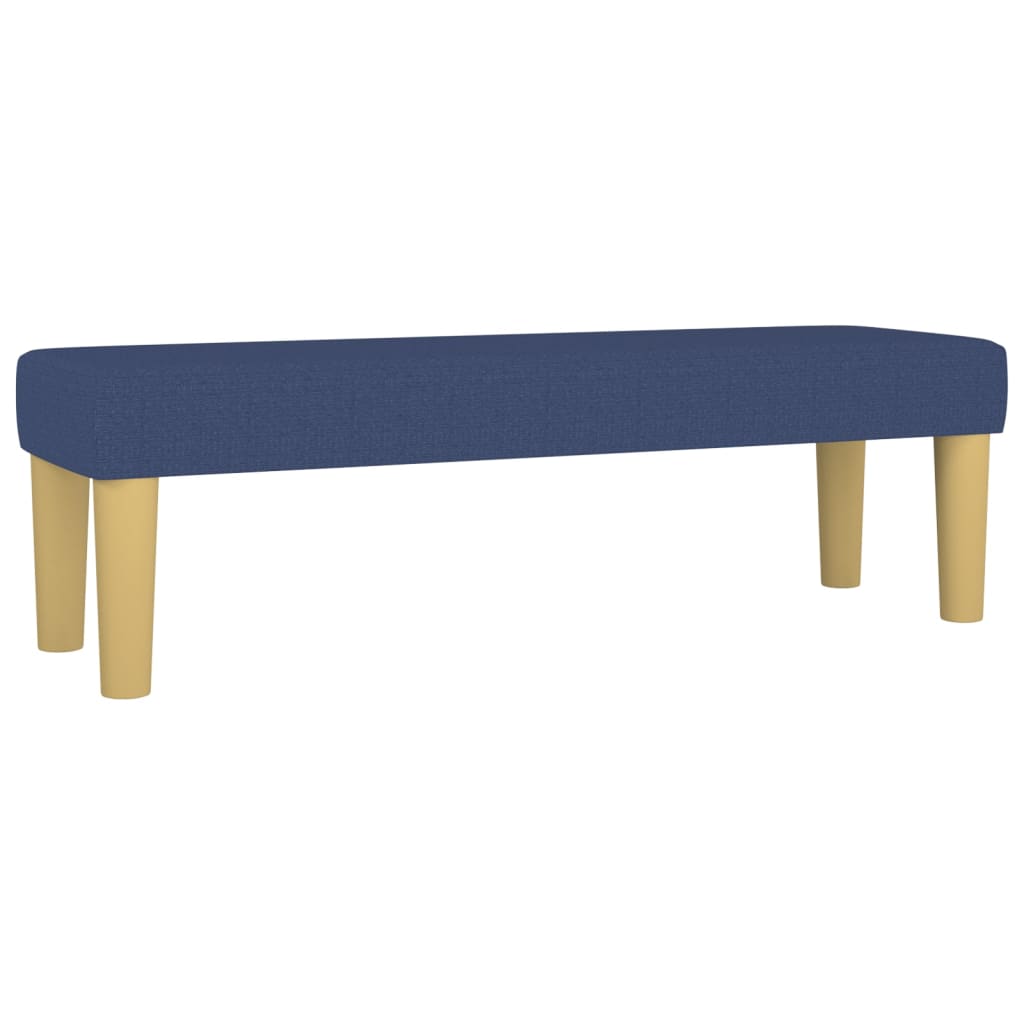 Boxspring met matras stof blauw 180x200 cm – afbeelding 7