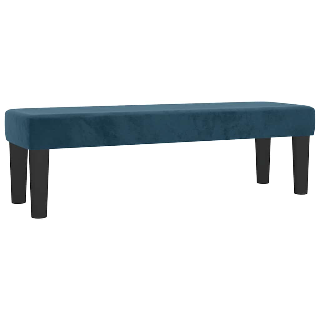 Boxspring met matras fluweel donkerblauw 180x200 cm – afbeelding 7