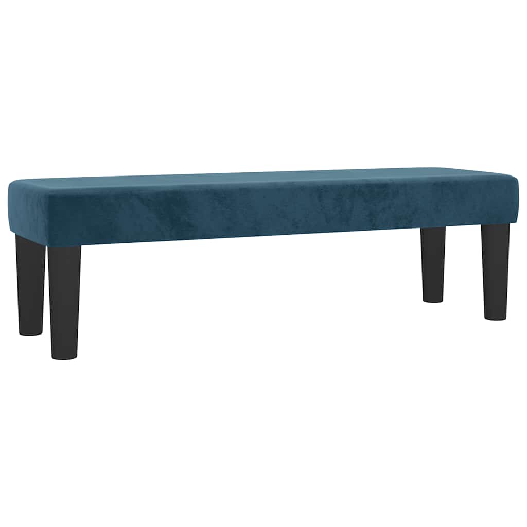 Boxspring met matras fluweel donkerblauw 180x200 cm – afbeelding 7