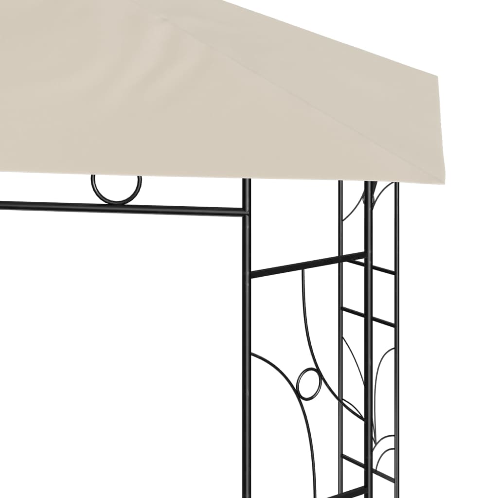 Prieel 160 g/m² 3x3x2,7 m crèmekleurig – afbeelding 3