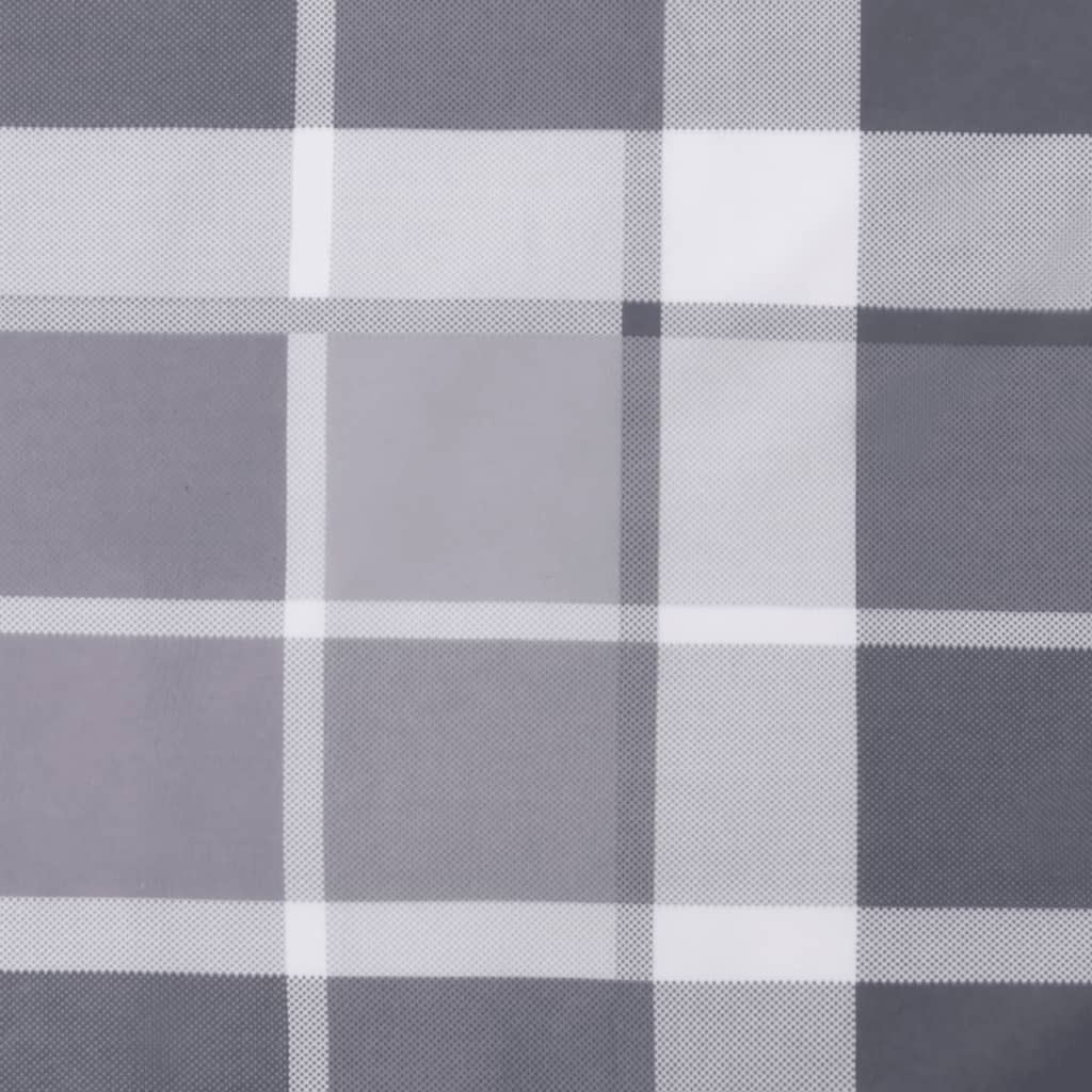 Tuinstoelkussens 4 st 50x50x4 cm oxford stof ruitpatroon grijs – afbeelding 7