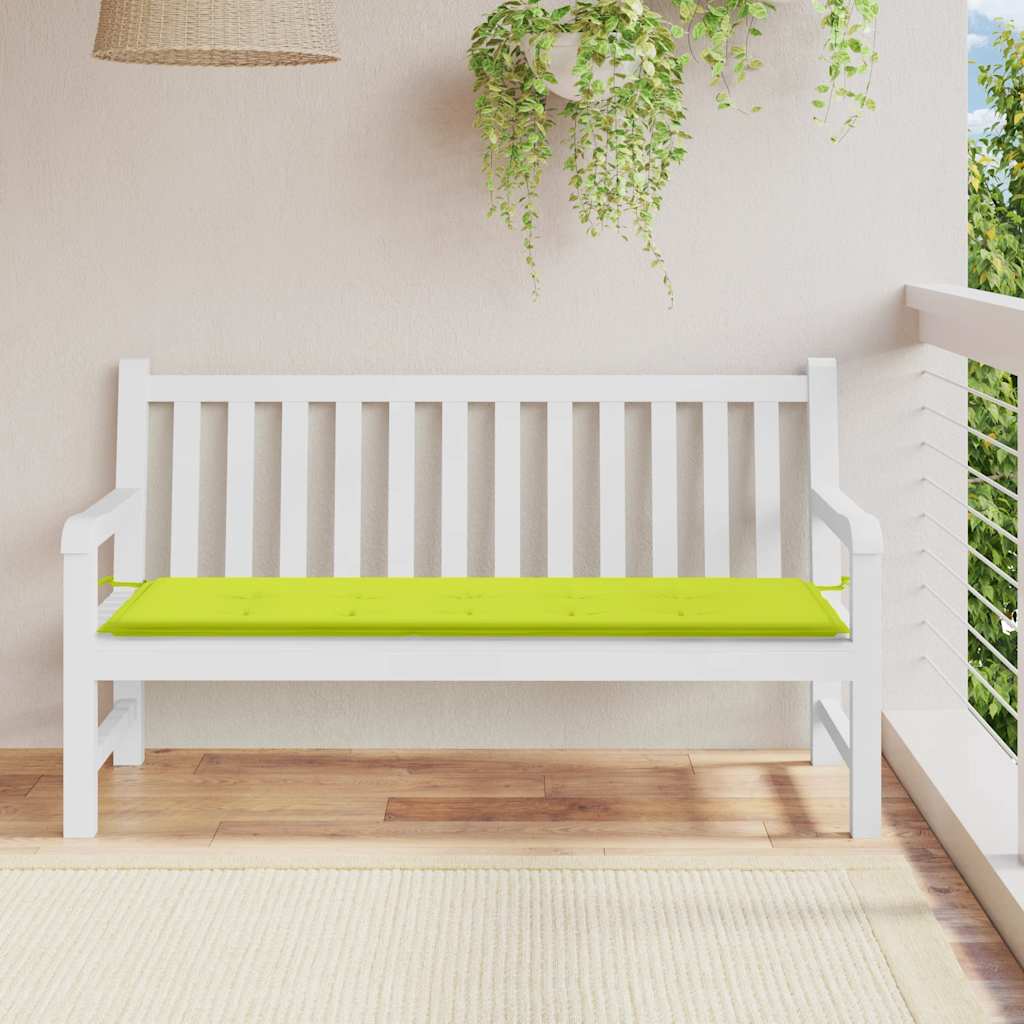 Tuinbankkussen 150x50x3 cm oxford stof felgroen