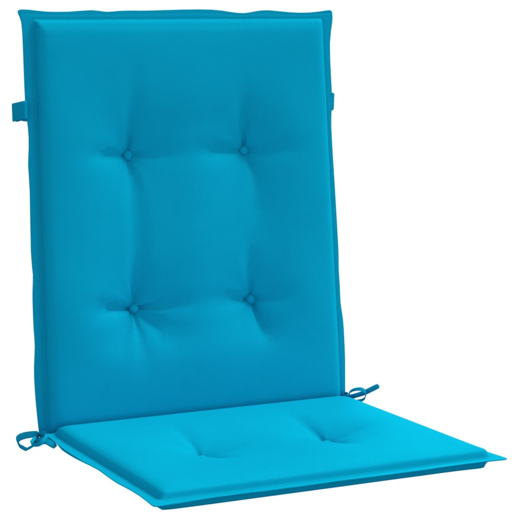 Tuinstoelkussens 6 st 100x50x3 cm oxford stof blauw – afbeelding 4