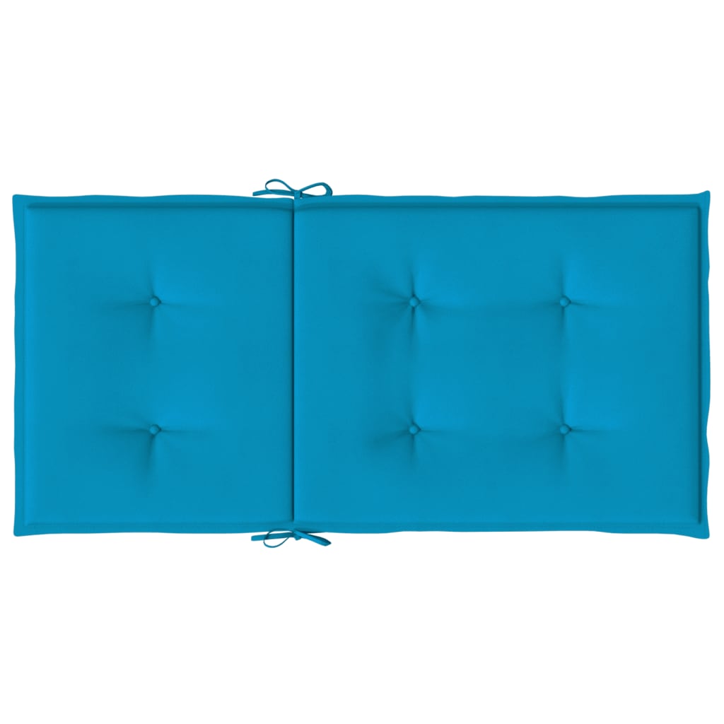 Tuinstoelkussens 6 st 100x50x3 cm oxford stof blauw – afbeelding 6