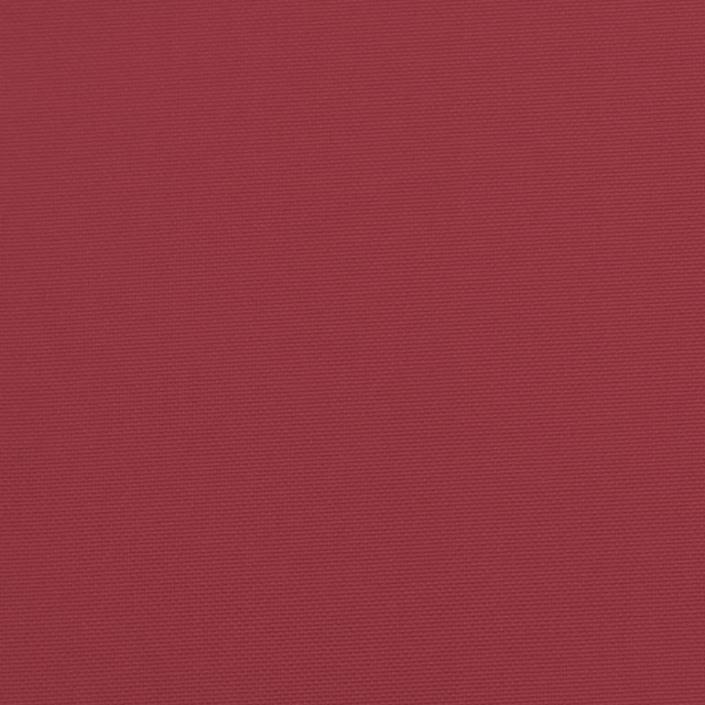 Tuinstoelkussens 4 st 100x50x3 cm oxford stof wijnrood – afbeelding 9