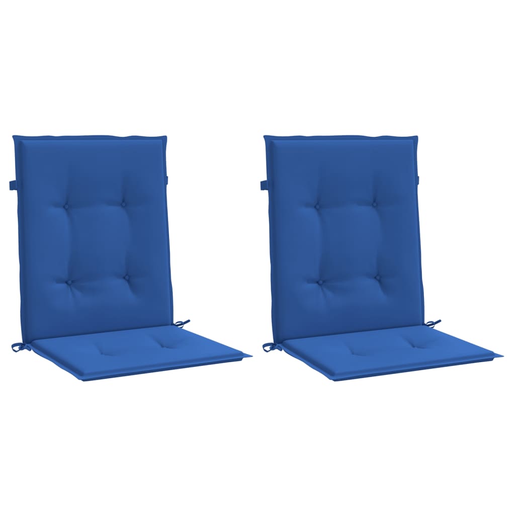 Tuinstoelkussens 2 st 100x50x3 cm oxford stof koningsblauw – afbeelding 3