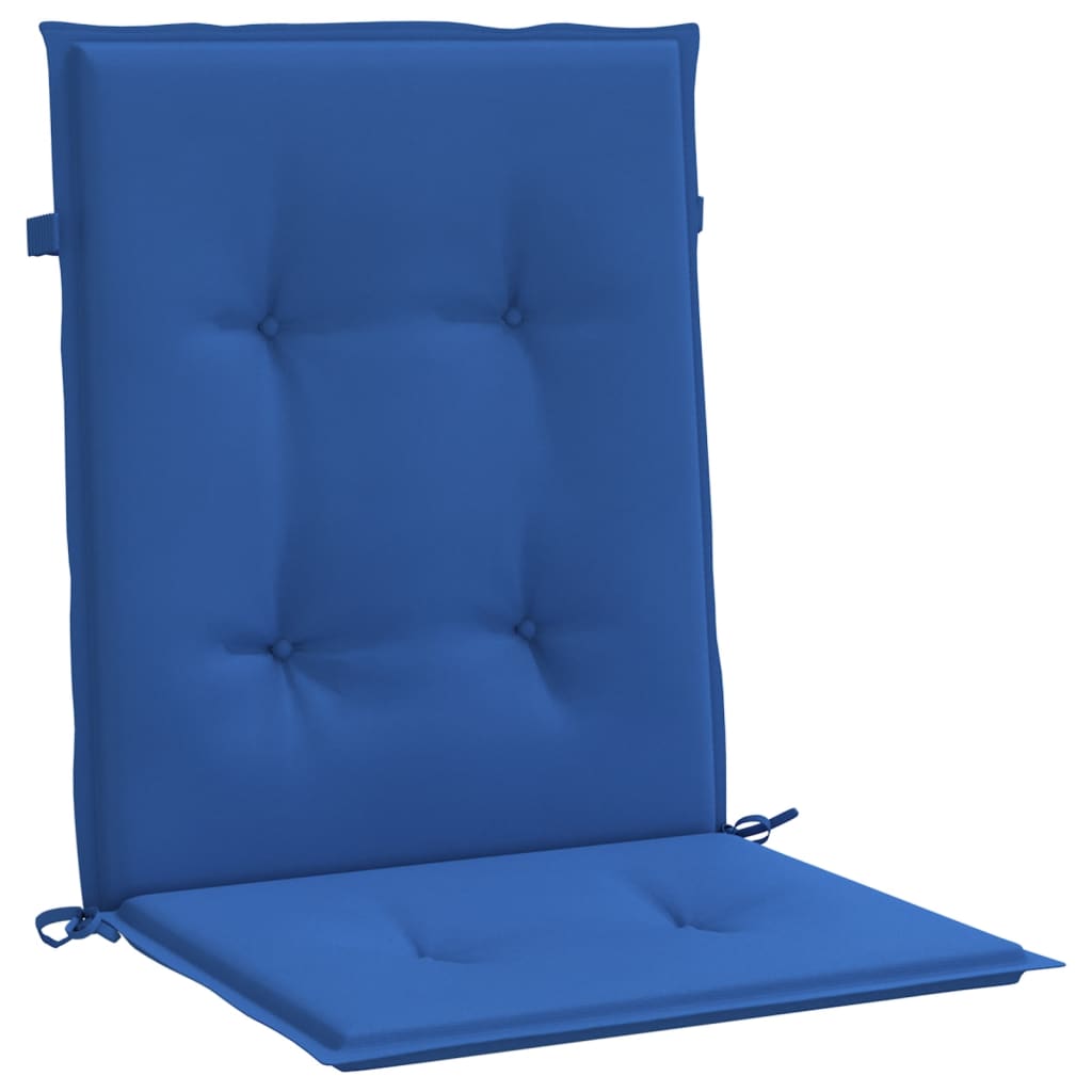 Tuinstoelkussens 2 st 100x50x3 cm oxford stof koningsblauw – afbeelding 4