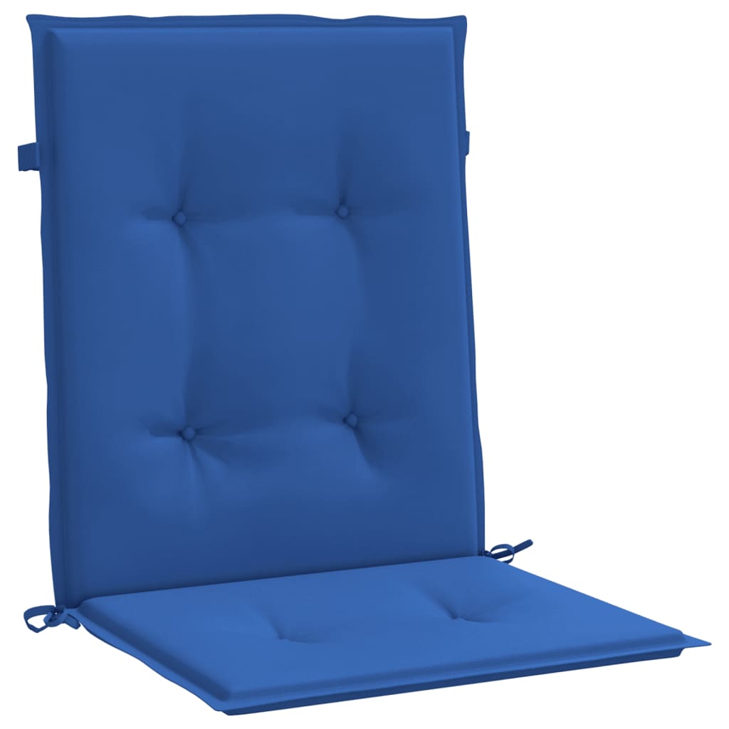 Tuinstoelkussens 6 st 100x50x3 cm oxford stof koningsblauw – afbeelding 4