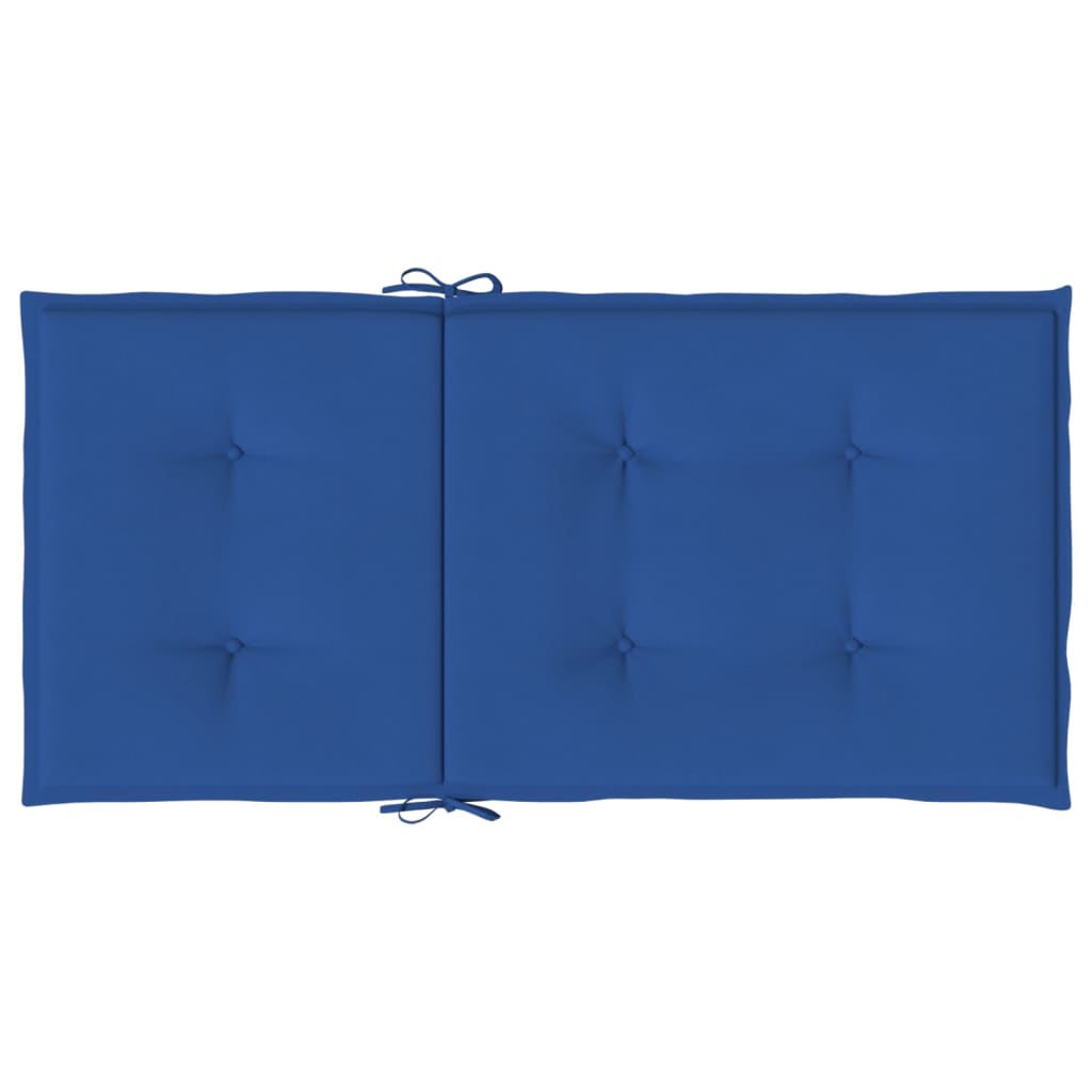 Tuinstoelkussens 6 st 100x50x3 cm oxford stof koningsblauw – afbeelding 6