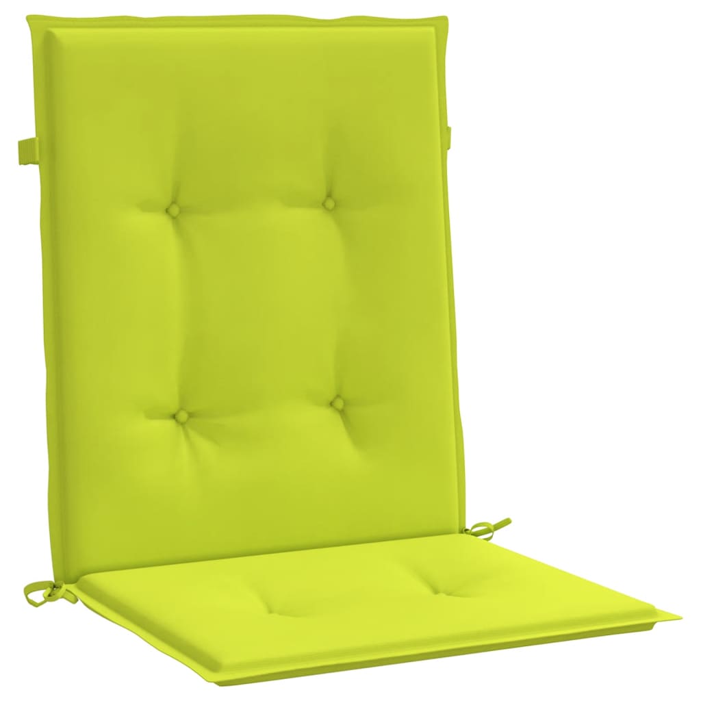 Tuinstoelkussens 4 st 100x50x3 cm oxford stof heldergroen – afbeelding 4