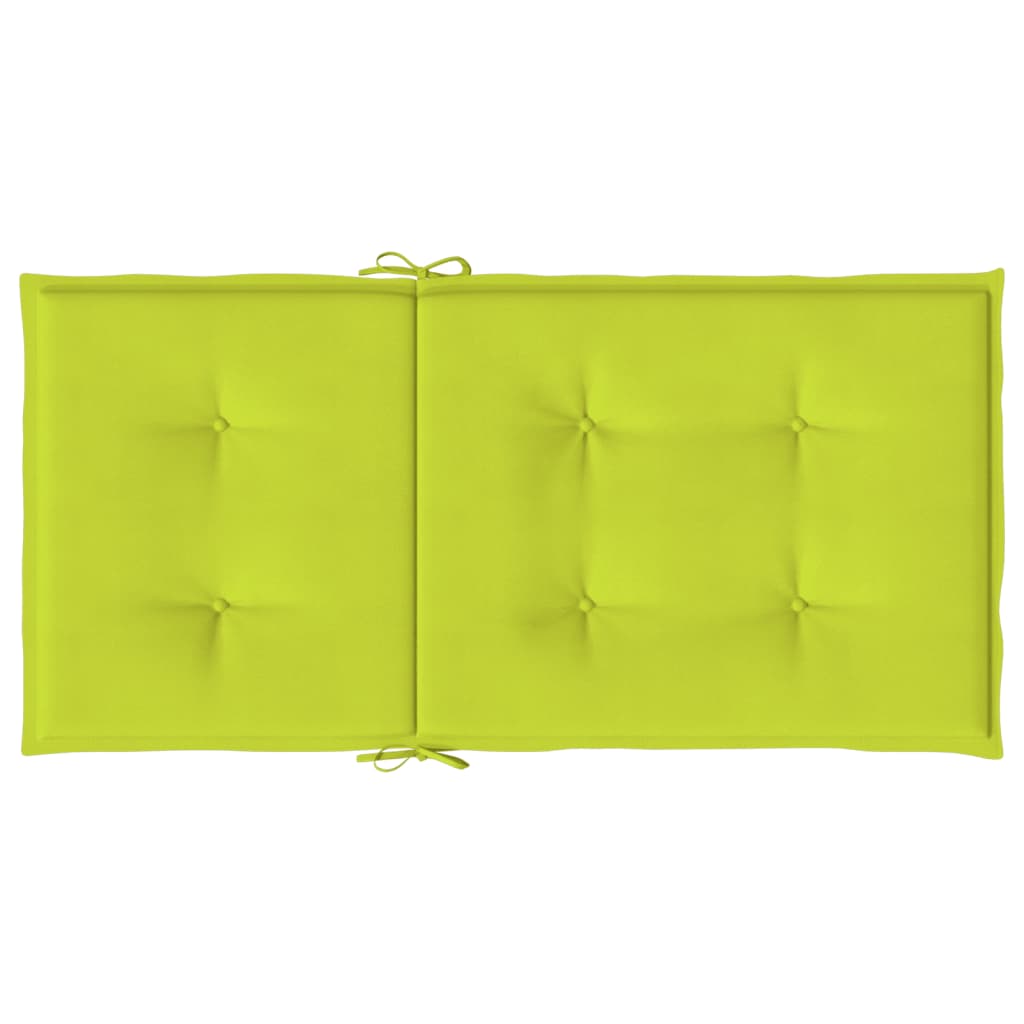 Tuinstoelkussens 4 st 100x50x3 cm oxford stof heldergroen – afbeelding 6