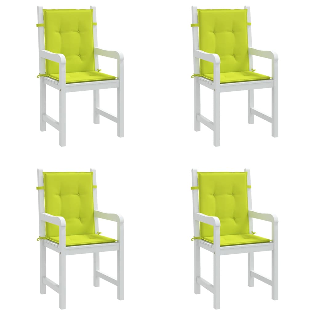 Tuinstoelkussens 4 st 100x50x3 cm oxford stof heldergroen – afbeelding 8
