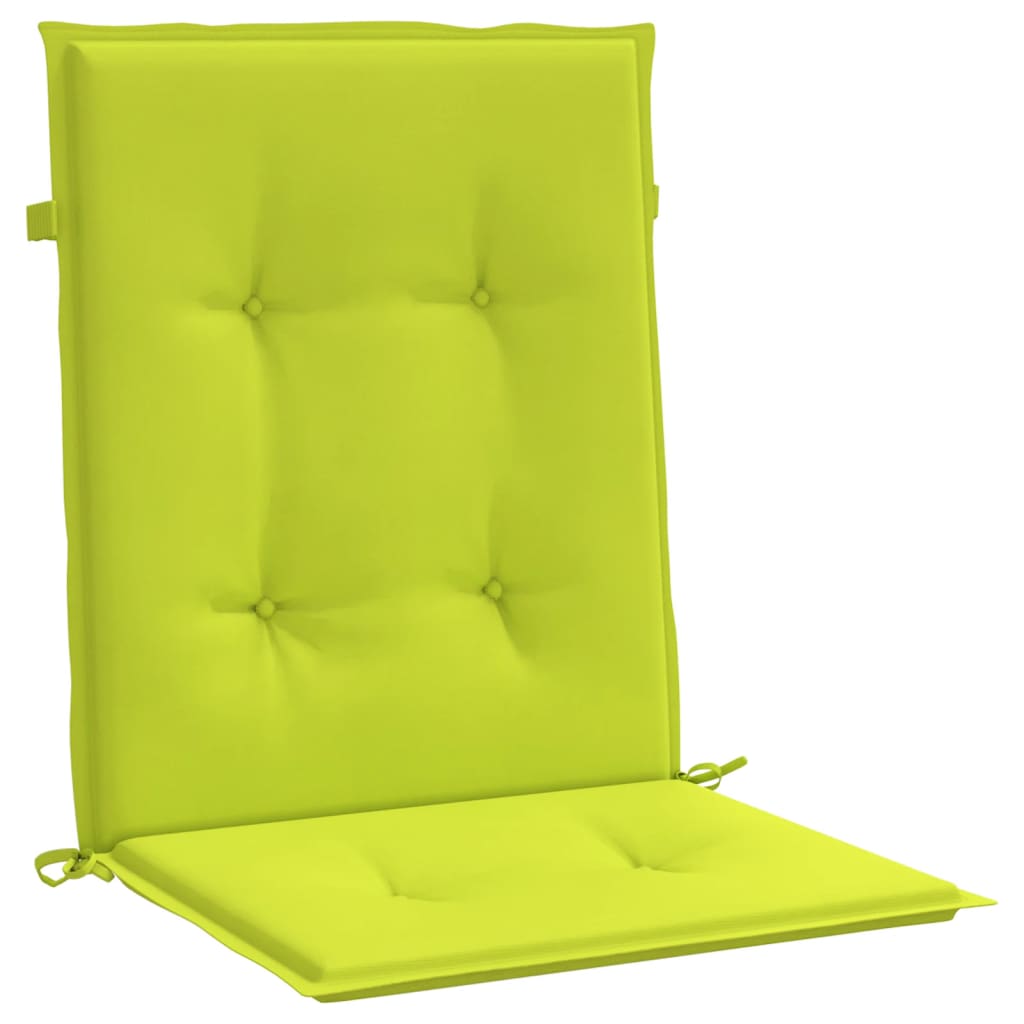 Tuinstoelkussens 6 st 100x50x3 cm oxford stof heldergroen – afbeelding 4