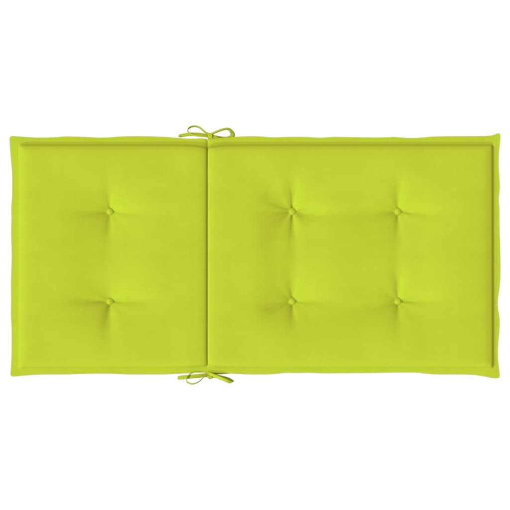Tuinstoelkussens 6 st 100x50x3 cm oxford stof heldergroen – afbeelding 6