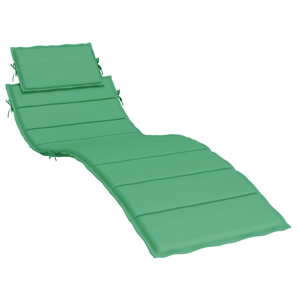 Ligbedkussen 186x58x4 cm oxford stof groen