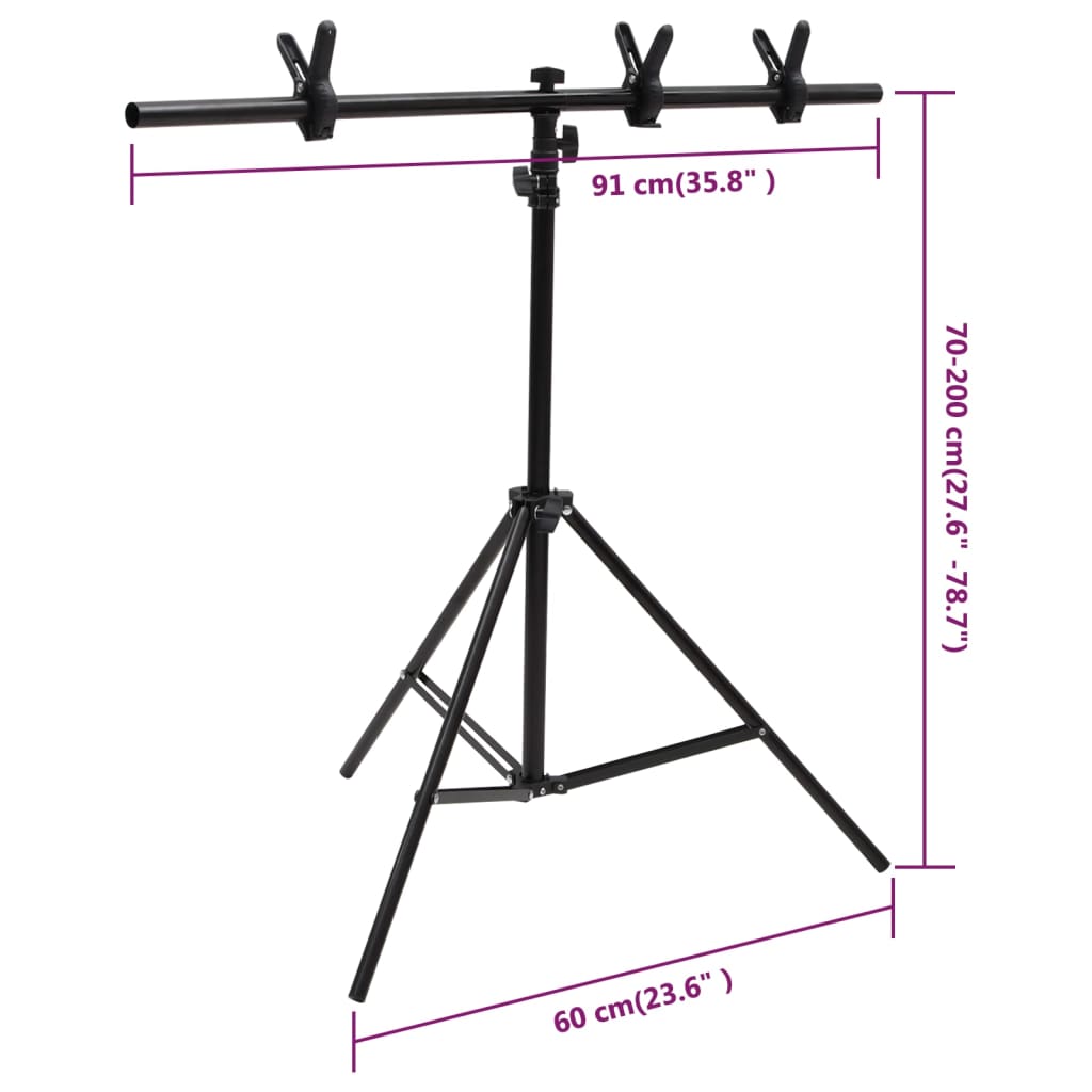 Fotostudioset met verlichtingsset achtergrond en reflector – afbeelding 11