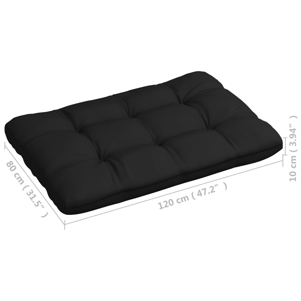 Bankkussens pallet 7 st zwart – afbeelding 8