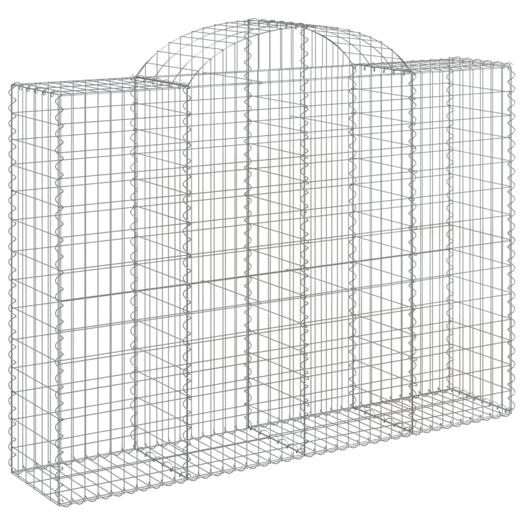 Schanskorven 30 st gewelfd 200x50x140/160 cm ijzer – afbeelding 3