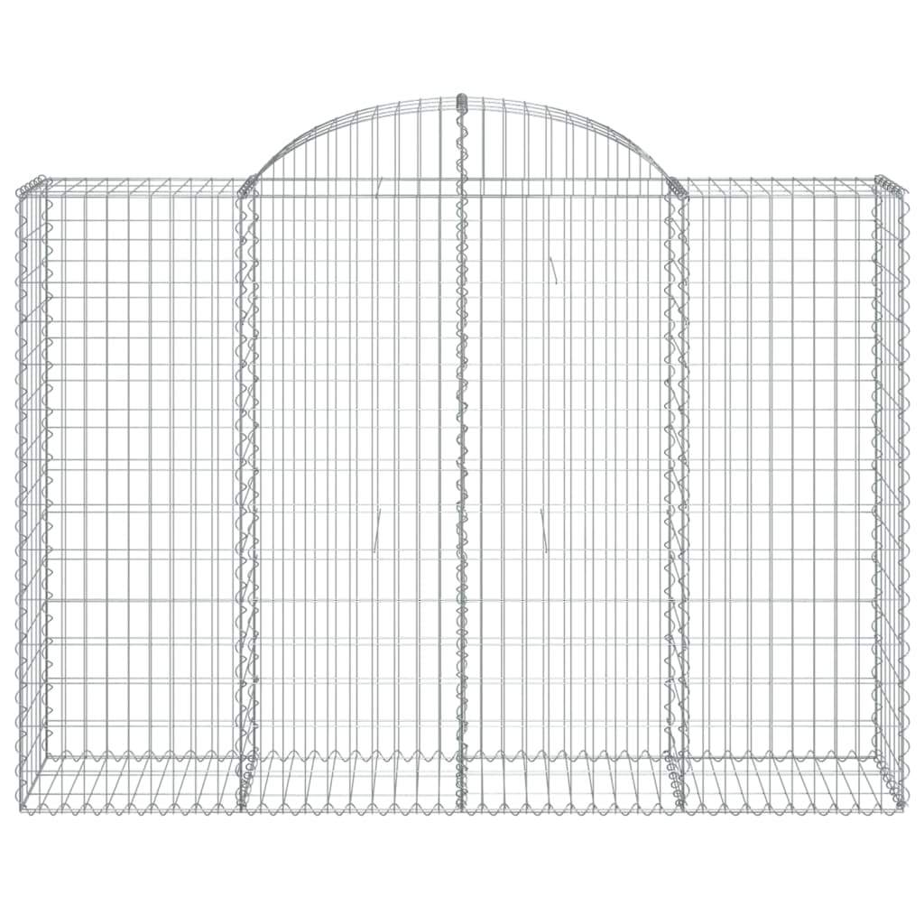 Schanskorven 30 st gewelfd 200x50x140/160 cm ijzer – afbeelding 4