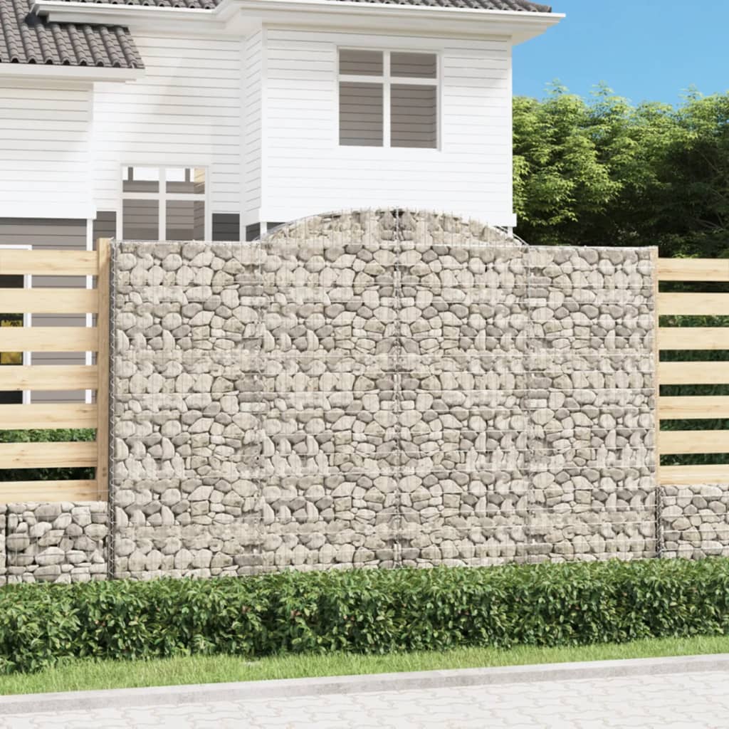 Schanskorven 3 st gewelfd 300x30x200/220 cm ijzer