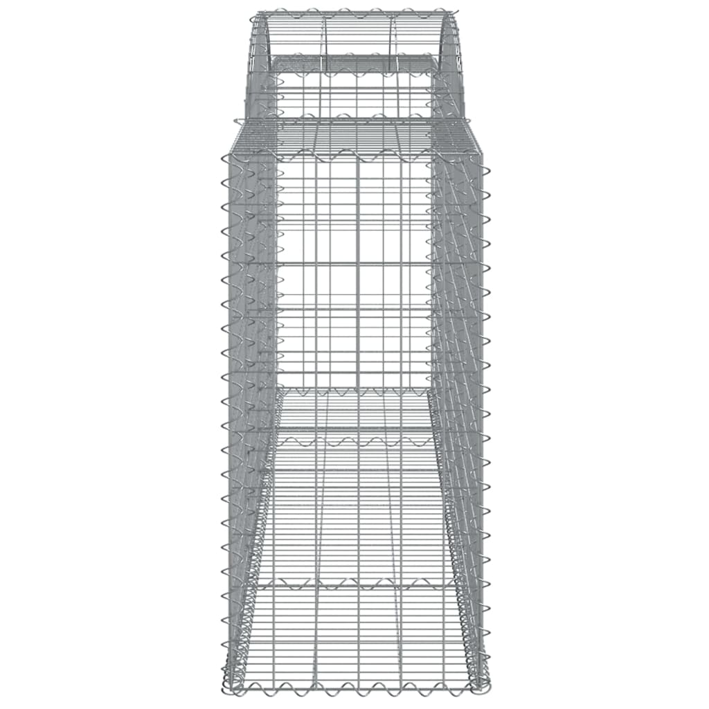 Schanskorven 10 st gewelfd 300x50x100/120 cm ijzer – afbeelding 5
