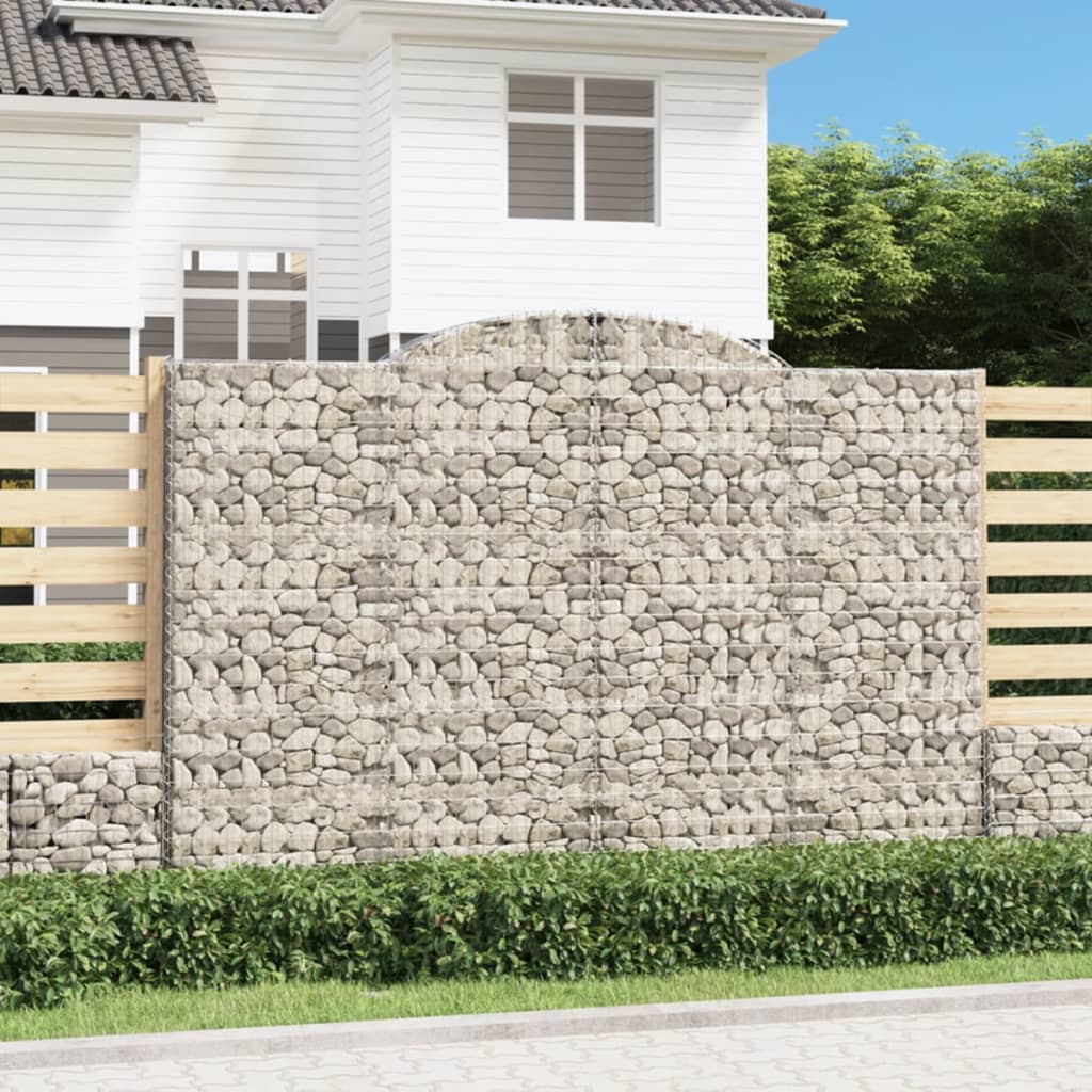Schanskorven 11 st gewelfd 300x50x200/220 cm ijzer – afbeelding 1