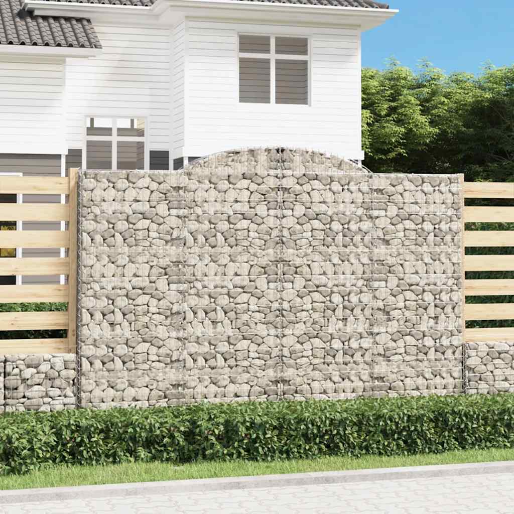 Schanskorven 12 st gewelfd 300x50x200/220 cm ijzer