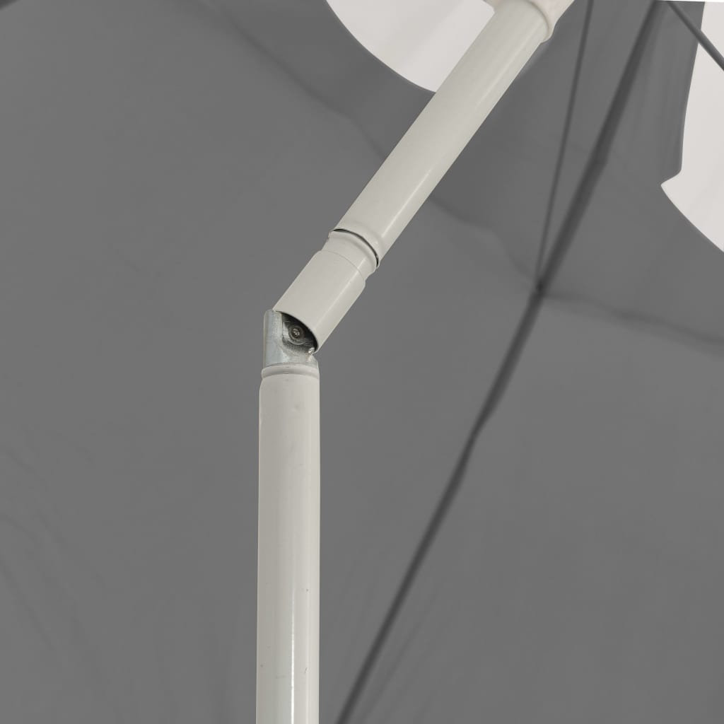Strandparasol 300 cm antracietkleurig – afbeelding 6