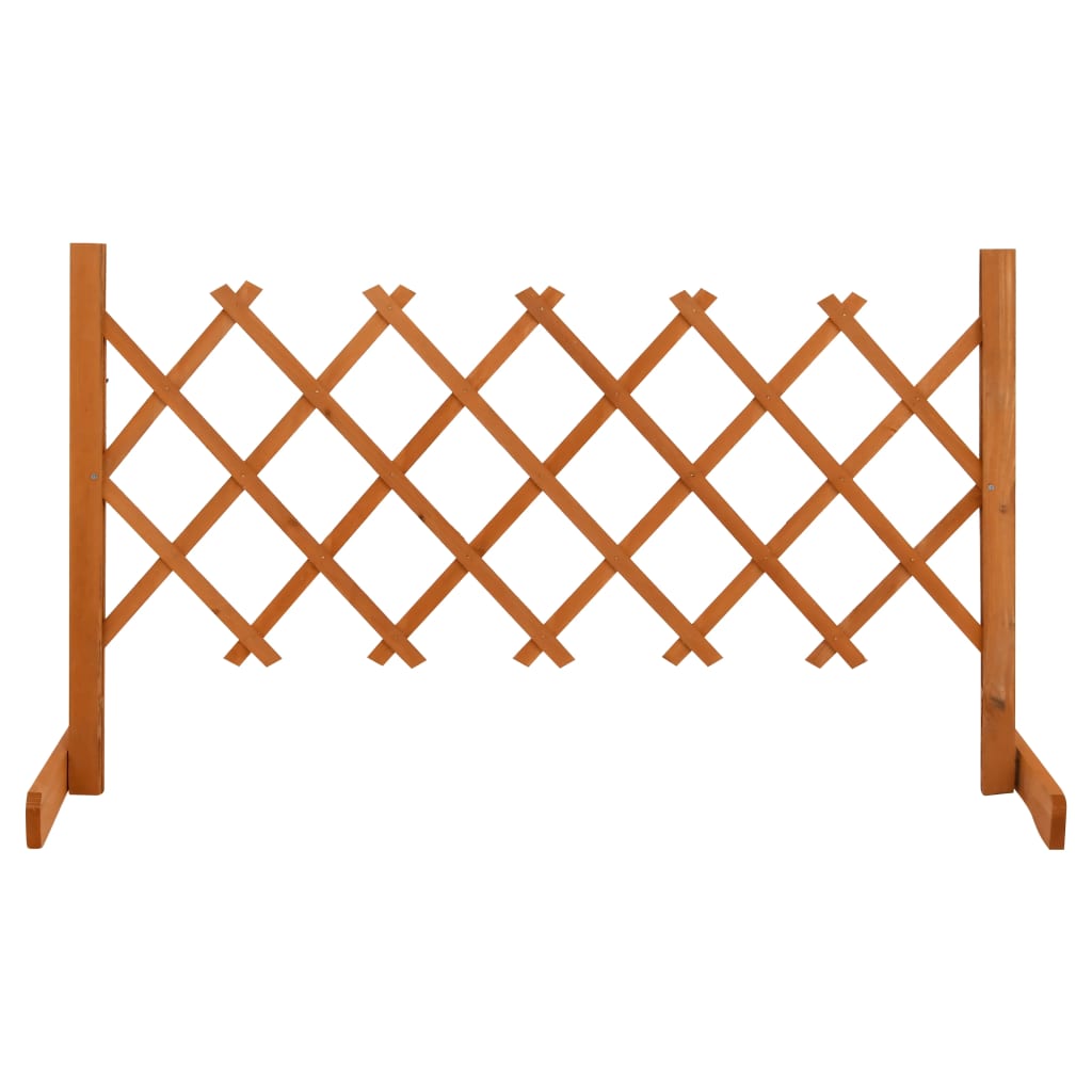Tuinlatwerk 120x60 cm massief vurenhout oranje