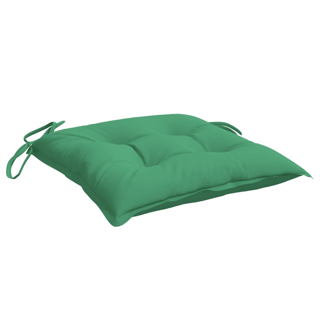 Stoelkussens 2 st 50x50x7 cm oxford stof groen – afbeelding 5