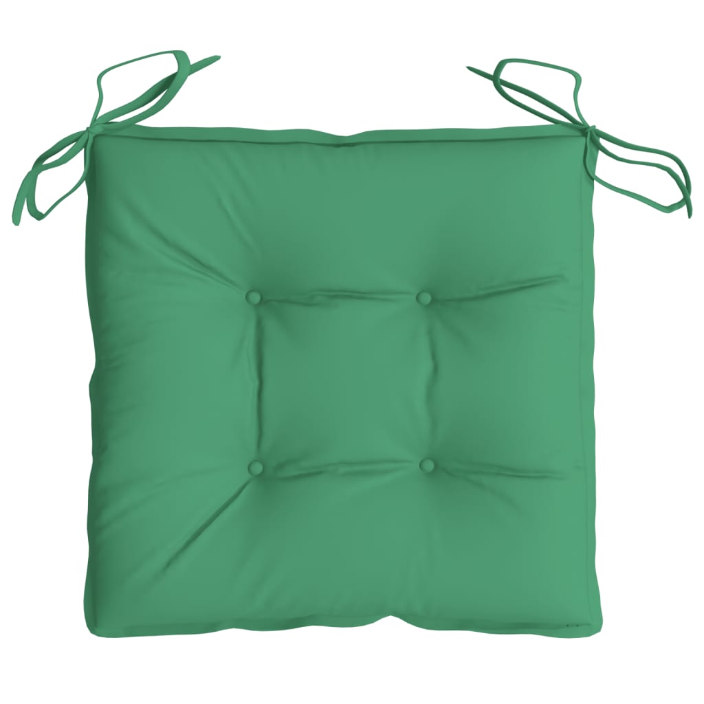 Stoelkussens 2 st 50x50x7 cm oxford stof groen – afbeelding 6