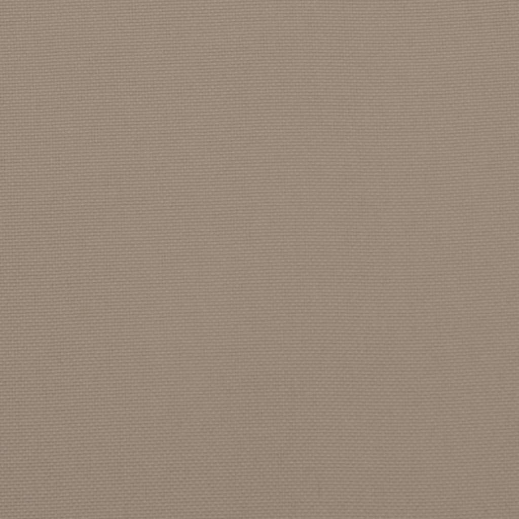 Tuinbankkussen 150x50x7 cm oxford stof taupe – afbeelding 6
