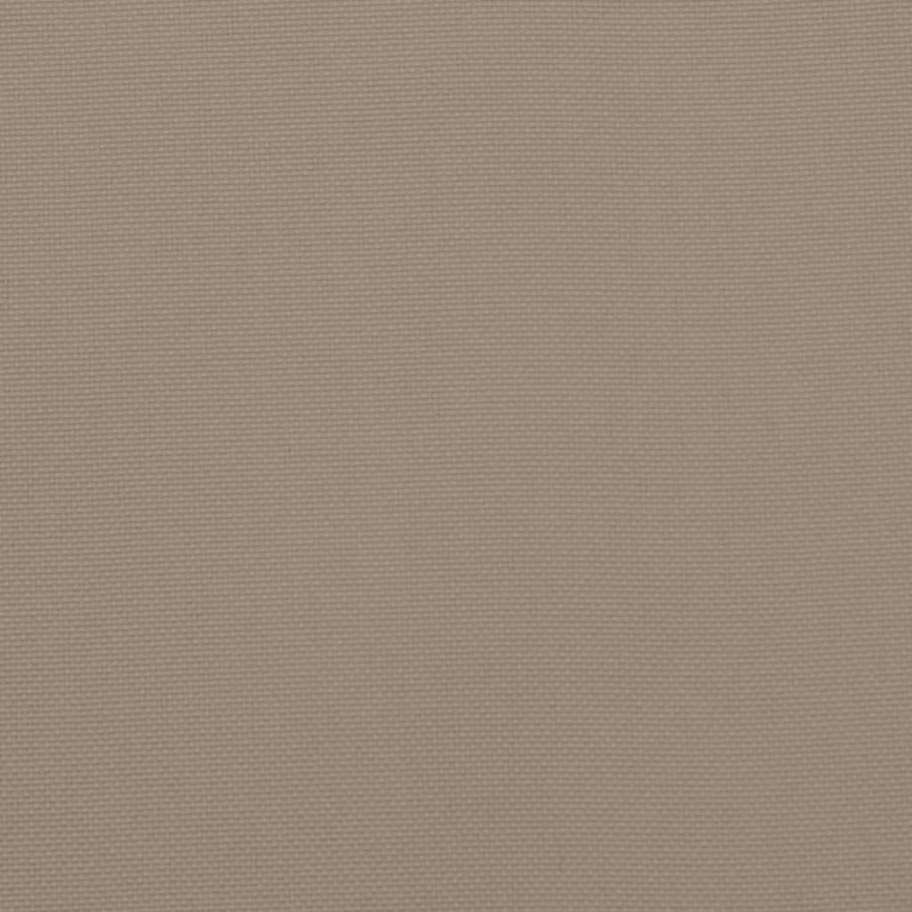 Tuinbankkussen 200x50x7 cm oxford stof taupe – afbeelding 6